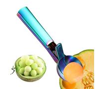 Ice Cream Scooper - Stainless Steel Ergonomic Non-Slip - Portion Scoop,for Dessert Buffet Party Kitchen Home Dough Fruit Candy Popcorn Watermelon Cookie
