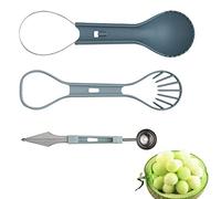 Ice Cream Scooper, Stainless Steel Melon Baller Scoop Fruit Carving Tool Kit, Fruit Scooper and Baller Set for Fruit Vegetable Ice Cream, Ice Cream Scooper for Cones Italian Ice Cookie Seniors
