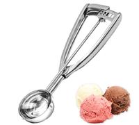 Ice Cream Scoops with Easy Trigger - Medium Sized (5cm) 304 Stainless Steel Cookie Scoop for Meatballs, Mellon Balls, Mashed Potatoes and Muffins