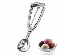 Ice Cream Scoops with Easy Trigger - Small Sized (4cm) 304 Stainless Steel Cookie Scoop for Meatballs, Mellon Balls, Mashed Potatoes and Muffins