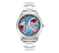 Ice-Cream Shark Quartz Watch Alloy Watch Dress Decorative for Business Men Women with Design Pattern Print