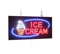 Ice Cream Sign, TOPKING Signage, LED Neon Open, Store, Window, Shop, Business, Display, Grand Opening Gift
