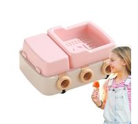 Ice Cream Silicone Molds Home Popsicle Molds - Homemade Popsicle Silicone Molds with Lid - Kitchen Kitchen Dustproof Case for Home, School, Cafe,
