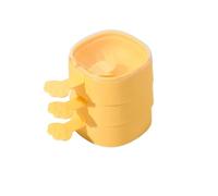 Ice Cream Silicone Popsicle(Yellow 3 Layers)