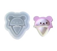 Ice-Cream Silicone Resin Mold Epoxy Casting Resin Shaker Pendant Keychain Jewelry Making Mold Silicone Molds Kit