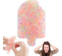 Ice Cream Skin Picking Fidget Toys - Picky Pad Sensory Relief, Fidget Stress Balls for Adults & Kids, Round Stress Relief Toys for Anxiety & Dermatillomania