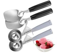 Ice Cream Spade Stainless Steel Flat Ice Cream Paddle with Non Slip Handle for Hard Frozen Treats Dishwasher Safe