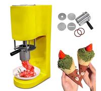 Ice Cream Spaghetti Press Machine, Commercial Noodle Maker with 4 Shapes, Creates Fun Spaghetti Desserts