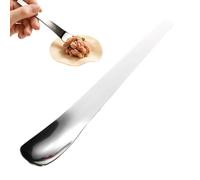 Ice Cream Spoons Long Handle Spreading Stirring Serving Yogurt Scoop | Ice Cream Spoons Flat Edge for Party, Restaurant, Home Kitchen, Cafe, Bar, Gathering small