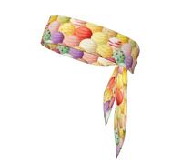 Ice Cream Sports Head Tie Beach Summer Tropical Tie Sweatband Headband Men Women Elastic Moisture for Running