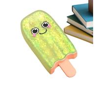 Ice Cream Squeeze Toy,Glitter Ice Pop Sensory Stress Fidget | Emotion Release Artifact - for Kids Adults Working Studying Home Office Travel Commuting Long Trips Party Favors