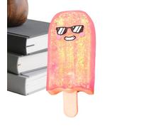 Ice Cream Squeeze Toy - Slow Rebound Glitter Ice Pop Shape Fidget | Emotion Release Artifact | for Kids Adults Working Studying Home Office Travel Commuting Long Trips Party Favors