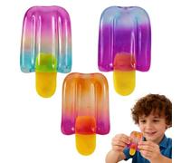 Ice Cream Squishy Toy Squeeze Fidgets Toy, Ice Cream Squishy Stress Sensory Relief Toy, Summer Sensory Stress Relief Toys Foam Food Squishys Squishies Toys For Kids & Adults (3pc)
