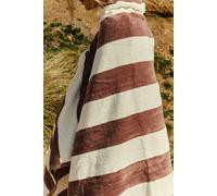 'Ice Cream' Stripe Extra Large Retro Inspired Beach Towels Christy Chocolate One Size