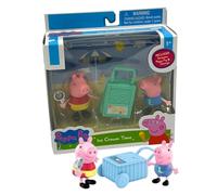 (Ice Cream Time) Peppa Pig 3" 2-Pk Figures. 4 Sets to Choose