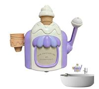Ice Cream Toy - Bath Bubble Machine, Foam Cone Factory Deluxe, Ice Foam Machine, Cream Maker Bath Toys,buble Machines, Wall Mounted Bubble Toys Best Suitable For Boys And Girls.for Kids