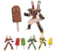 Ice Cream Transforming Toy - Interactive Ice Cream Cone That Changes Shape, Fun Style Playset for Kids Who Love Surprises & Creative Pretend Play (Coffee)