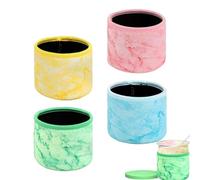 Ice Cream Tubs Sleeves for Ninja Creami Deluxe - 4 Insulated Pint Ice Cream Neoprene Sleeve - Reusable Cozy Drink Neoprene Covers for Keeping Cold Drinks - Cozy Drink Neoprene Insulated Bottle Bag