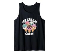 Ice Crew Cute Kawaii Cone Cartoon Design Tank Top
