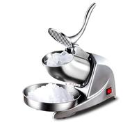 Ice Crusher, Kitchen Electric for Shaved Ice and Snow Cone with Stainless Steel Blade, Thickness Adjustable, The Effective Amount of Crushed Ice is Up to 95kg/Hour