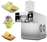 Ice Crusher Machine, Automatic Stainless Steel Snow Flake Shaved Ice Maker for Smoothies, Slushies & Parties - 220V, Perfect for Food Trucks