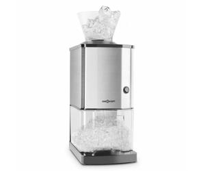 Ice Crusher Machine Counter top 15kg/h 3.5 Liter Stainless Steel Bucket Silver