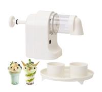 Ice Crusher Machine,Electric Snow Cone Crusher with Trays | 2000mAh Battery Kitchen Gadgets for Coffee Shops, Bars, Family Gatherings, and Outdoor Parties