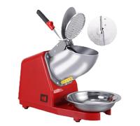 Ice Crusher Machine | Powerful Slush Maker | Double Blades with Drainage Port & Ice Troughs | Perfect for Snow Cones and Cocktails