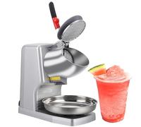 Ice Crusher Shaver - 500W Slush Machine with 100 Kg/h Output, Splash Proof Design, One-Button Switch for Cocktails, Slushies, and Snow Cones