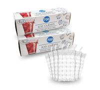 Ice Cube Bags for Freezer 1400 Cubes - 50 Disposable Ice Making Bags with Tie Handles, Easy Ice Cube Maker, Leak Proof BPA Free Ice Cubes Pouches for Parties, Cocktails & Drinks - MAISIREX