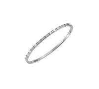Ice Cube Bangle, Ethical White Gold, Half-Set Diamonds