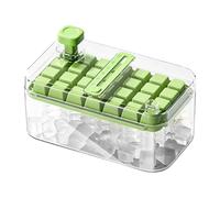 Ice Cube Box - 23.8 cm x 13.5 cm x 11 cm Cooling Ball Maker | Ice Cube Tray with Lid and Container | Cube Container with Multiple Compartments for Bar, Party, Home, Freezer
