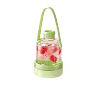 Ice Cube Container Freezer Ice Pack Making Container with Straw and Handle for Home, Kitchen, Picnic, Camping, Refrigerator, Drinks, Coffee, Wine, Milk, Tea, Whiskey, Zuha