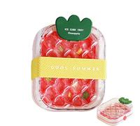 Ice Cube Cup - 2-in-1 Leakproof Portable Pineapple Shape - Ice Mold | For Juice, Drinks, Coffee, Summer, Outdoor, Indoor, Travel, Car, Picnic And Camping