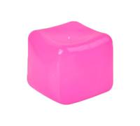 Ice Cube Fidget Toy for All Ages: 1 Pack Soft Cube Sensory Fidget Ice Cube Stress Ball Squishy Cube Stress Relief Toys for Kids, Teens and Adults Party Favors, Birthday Gift for Kids Age (Pink)
