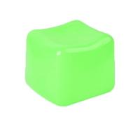 Ice Cube Fidget Toy for All Ages: 1 Pack Soft Cube Sensory Fidget Ice Cube Stress Ball Squishy Cube Stress Relief Toys for Kids, Teens and Adults Party Favors, Birthday Gift for Kids Age (Green)