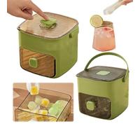 Ice Cube Maker,48 Portable Ice Maker, Machine with Storage Drawer,Handle Compact, Ice Maker Machine for Home Office Household & Outdoor Use (A)