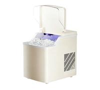 Ice Cube Maker,Capacité de Production de 12 Kilogrammes de Glaçons en 24 Heures, Distribution de 9 Glaçons à La Fois,Panneau de Commande Multifonctions,Pour le Café et Les Boissons Glacées