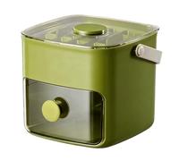 Ice Cube Maker Easy Press Ice Maker Machine Counter Top Release All Ice Cubes in One Second, 48 Ice Cube Tray Storage Box with Handle, Ice Tongs & Basket, ice Machines for Home/Office/Bar