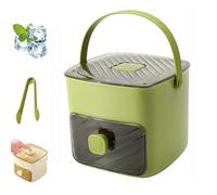ice cube maker- eiswürfelmaschine klein,portable freezer ice maker with ice bin fast,48 Grids,ice cube tray with lid and storage,ice cube box,ice cube storage,ice cube maker machine counter top easy-A