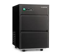 Ice Cube Maker Machine Commercial Home Bar 20 kg/Day 145W Stainless Steel Black