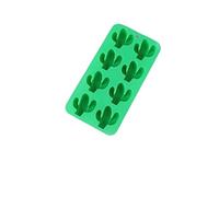 Ice Cube Mold Ice Cube Tray Silicone Pineapple Coconut Tree Shape Mold for Drinks Whisky Making Accessory(1pcs Cactus)