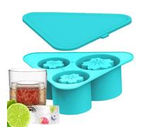 Ice Cube Mold,Ice Molds - Kitchen Ice Cube Trays | Collapsible Ice Cube Tray for Freezer with Lid, Creative Silicone Ice Molds with