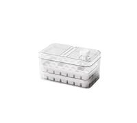 Ice Cube Mold Large Capacity Press ice Tray Household Food Grade ice Making ice Storage Box with Cover Refrigerator Frozen ice Artifact