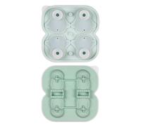 Ice Cube Mold, Sharks & Penguins Freezer Mould with Lid Fun Cute Silicone Molds for Drinks Whiskeys Cocktails Juice