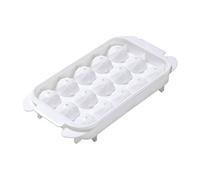 Ice Cube Molds Large Sphere Ice Ball Maker BPA for Whiskey 15 grids | 100 food grade PP dishwasher safe slow melting 15 grids 1.26 inch ice balls for cocktails coffee fruit infusion
