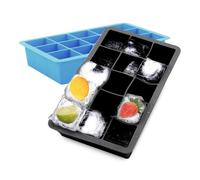 Ice Cube Mould Silicone Mould Ice Cubes with 15 compartments à 3 x 3 x 3 cm