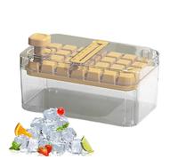 Ice Cube Moulds - Reusable Cocktail Block Molds with Lid 6 Compartments - Easy Release Kitchen Gadgets for Parties, Camping, Outdoors, Drinks, Champagne, Summer, Parties, Picnic, Camp
