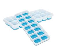 Ice Cube Moulds Set of 4 à 14 compartments Ice Cube Silicone Moulds with Lid
