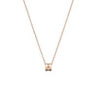 Ice Cube Pendant Necklace In Ethical 18ct Rose Gold